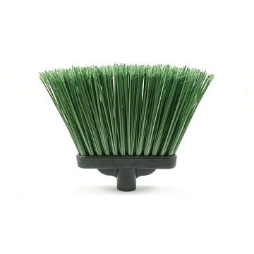 Метла синтетическая плоская 'МИШЕЛЬ' ширина 24 см, высота 18,9 см, без черенка, еврорезьба, LAIMA EX