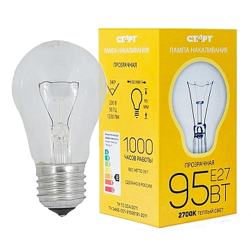 Лампа стандартная Старт Б Е27 95W