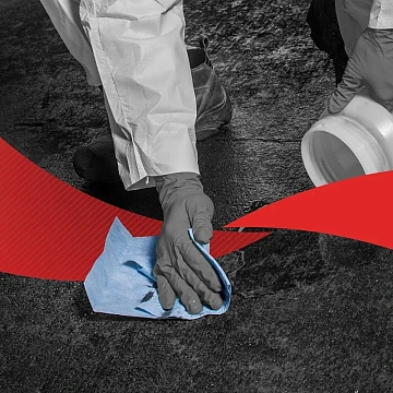 Протирочный материал Kimberly-Clark WypAll Х60, 8380, высокая впитываемость, в рулоне с центральной вытяжкой, 150 листов, 1 слой, синий