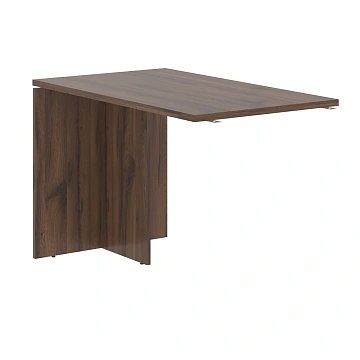 Брифинг-приставка EDB 1167 Дуб Денвер тёмный/Черный 1160х670х750 EDIS