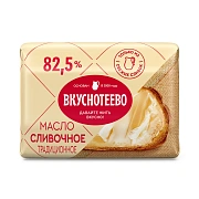 Масло сливочное Вкуснотеево Традиционное 82.5%, 200г
