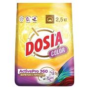 Стиральный порошок для всех типов стирки и тканей 2,5 кг, DOSIA 'Optima Color', 3280105