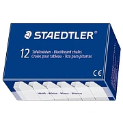 Мелки для доски Staedtler белые, 12шт