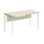Стол эргономичный СА-2SD(L) Клен*/Белый 1400х900х755 IMAGO-S
