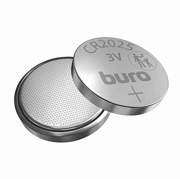 Батарейка Buro Lithium CR2025, 1шт