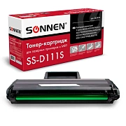 Картридж лазерный SONNEN (SS-D111S) для SAMSUNG M2020-2022/M2070/M2071, ВЫСШЕЕ КАЧЕСТВО, ресурс 1000