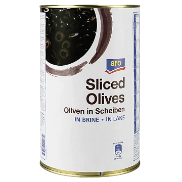 aro Маслины резанные, 4.25л