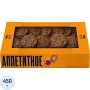 Печенье сдобное Деловой Стандарт Печенье и фундук в шоколаде, 450г