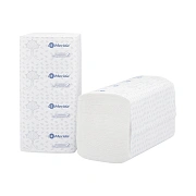 Бумажные полотенца листовые Merida BP1409 листовые, белая, 2 слоя, 200 шт, 15 пачек