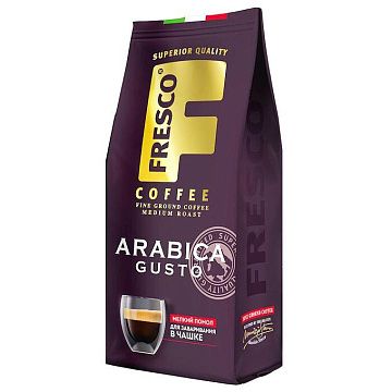 Кофе молотый Fresco Arabica Gusto, 100г, для чашки