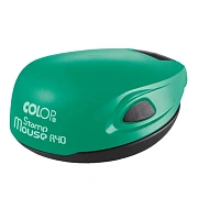 Оснастка карманная круглая Colop Stamp Mouse R40 d=40мм, бирюзовая