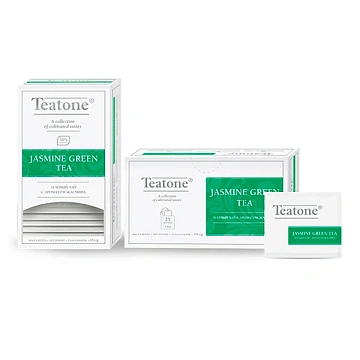 Чай Teatone Green Tea, зеленый, 25 пакетиков