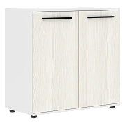 Шкаф малый широкий ELCS 85.1 Ясень Траун/Черный/Белый 852х430х832 EDIS