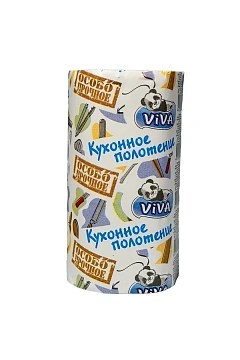 Бумажные полотенца Viva белые, 1 слой, 18м
