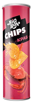 Чипсы Big Bon краб, 130г
