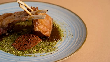 Тарелка Metro Professional Madleen Blue 20см, десертная, 6шт/уп