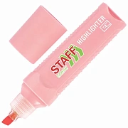 Текстовыделитель STAFF 'EVERYDAY HL-707', ПАСТЕЛЬНЫЙ РОЗОВЫЙ, линия 1-5 мм, скошенный наконечник, 15