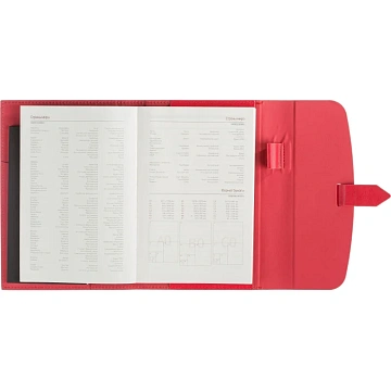 Ежедневник недатированныйА5 Senate красный 272 стр. 3-213/01