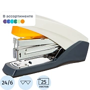 Степлер M&G N24/6  до 25 листов,энергосберегающий, ассор
