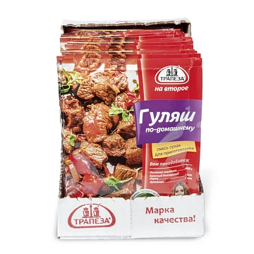 Смесь сухая Трапеза для гуляша по-домашнему, 27г