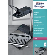 Пленка для проектора Avery Zweckform 3553, прозрачная, 210x297мм, 0.1мм, 100 листов