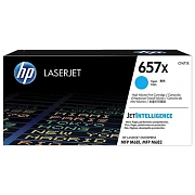 Картридж лазерный HP (CF471X) Color LJ M681dh/M681f/M682z, №657X, голубой, оригинальный, 23000 стран