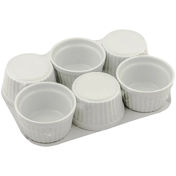 Салатник Metro Professional Tapas White 7см, белый, 6шт/уп