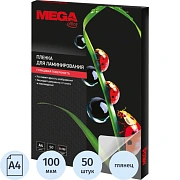 Пленка для ламинирования Promega office А4, 100мкм 50шт/уп