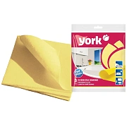 Салфетки для уборки York, набор 3шт., вискоза, полиэстер, 35*35см, европодвес