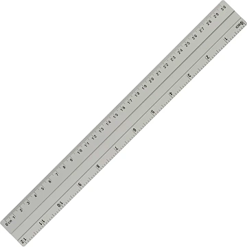 Линейка металлич. 30см Attache Line