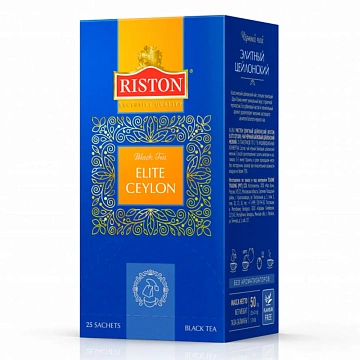 Чай Riston Элитный цейлонский, черный, 25 пакетиков