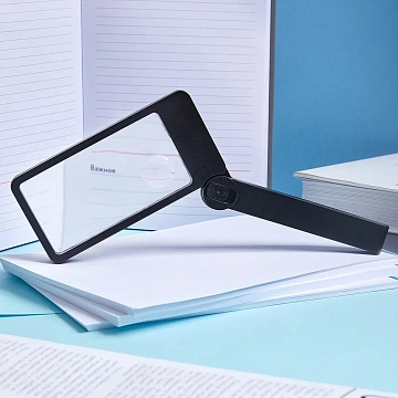 Лупа складная с подсветкой, Attache Selection, увелич. х2/4, линза50х96мм