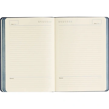 Ежедневник недатированный ATTACHE Soft touch А5,140х200мм,136л, синий