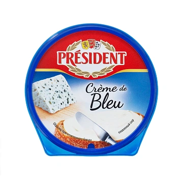 Сыр плавленый President Крем де Блю 50%, 125г