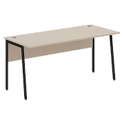 Стол прямой СП-4P Мокачино/Черный 1600х720х755 IMAGO PLUS