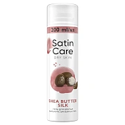 Гель для бритья женский Satin Care с маслом ши для сухой кожи, 200мл