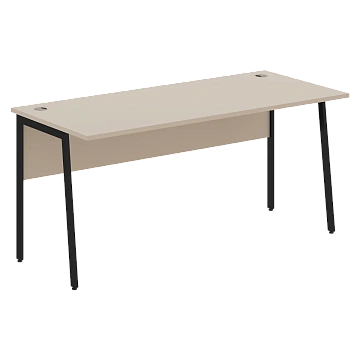Стол прямой СП-4P Мокачино/Черный 1600х720х755 IMAGO PLUS
