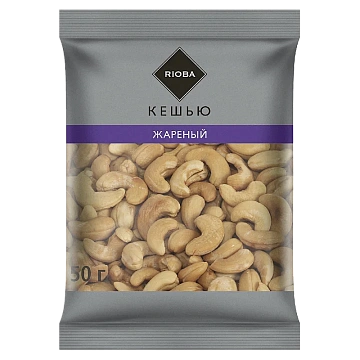 RIOBA Кешью жареный, 50г
