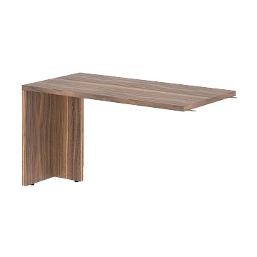 Брифинг-приставка VRB 1470 Американский орех 1400х700х750 VELION VENEER