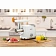Мясорубка GORENJE MG1802SJW, 1800 Вт, производительность 2,1 кг/мин, 7 насадок, реверс, белый