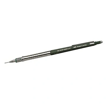 Карандаш механический Faber-Castell 'TK-Fine Vario L' 0,7мм, с ластиком, темно-зеленый