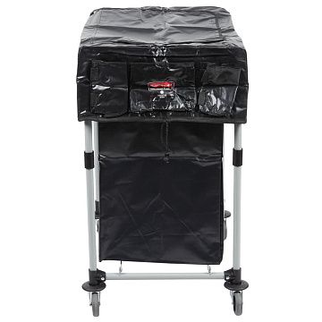 Крышка для тележки Rubbermaid полотняная, для тележки X-Cart 150л, черная, 1889863