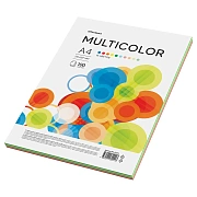 Бумага цветная OfficeSpace 'Multicolor', А4, 80г/м2, 100л., (10 цветов)