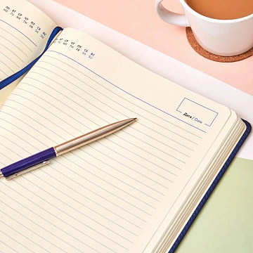 Ежедневник недатированный ATTACHE Classic А4, 136л, синий