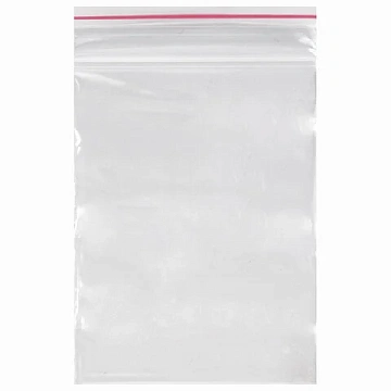 Пакеты с замком ZIP LOCK 'зиплок', комплект 100 шт., 70х100 мм, ПВД, толщина 35 микрон, BRAUBERG, 60