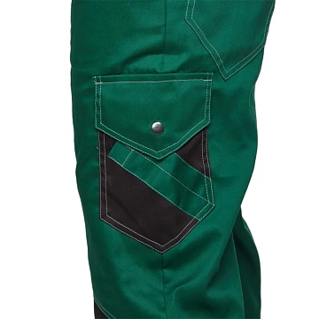 Костюм летний муж л21-КПК зел/чер(р.64-66) 182-188 (серия Л)