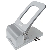 Дырокол Attache до 100 листов, с линейкой,металл,мощный,серый