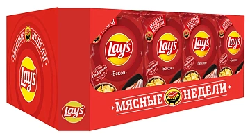 Чипсы Lay's бекон, 140г