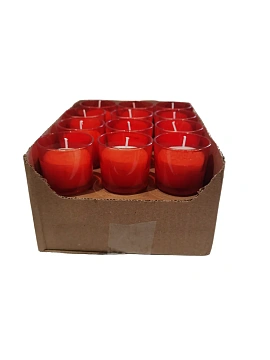 Свеча поминальная Kukina Raffinata Алания в подсвечнике