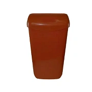 Корзина для мусора Lime 23л, коричневая, подвесная с держателем мешка, 974235ИТЛ